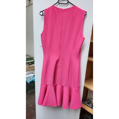 437 - A beautiful  'POLO Ralph Lauren' drop waist parrot pink emiliana dress. Retail at £330 plus online. ... 