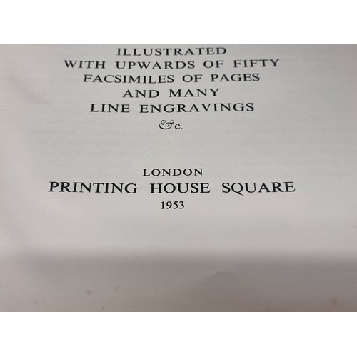 209 - A wonderful  very large book 1953 publication of 'Printing the Times since 1785' in hardback book fo... 