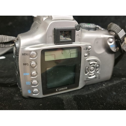 213 - A brilliant Canon EOS 300D digital camera. It is a 6.3- megapixel entry-level digital single-lens re... 