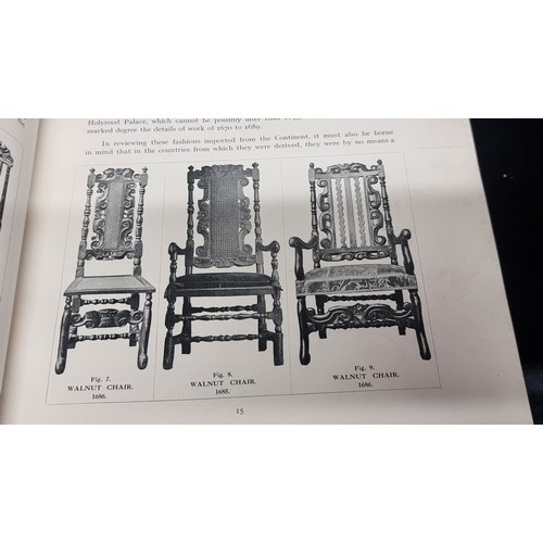 236 - Volumes I, II and III of 'English Furniture of the Eighteenth Century' antique hardback books by Her... 