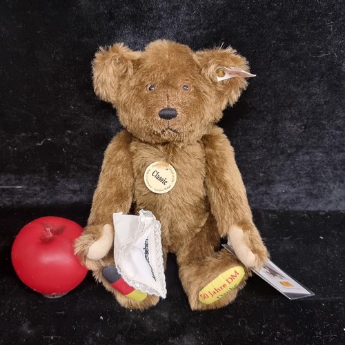 273 - A classic Steiff bear to commemorate the beginning of the Euro currency. With original button in ear... 