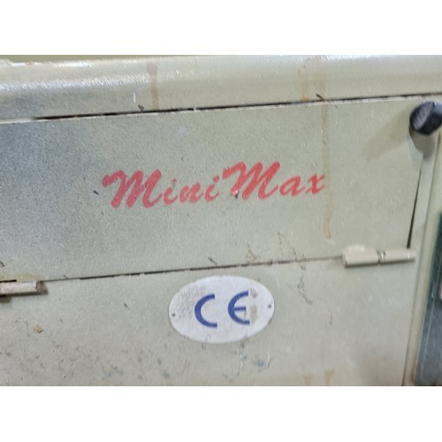 1035 - Super Star Lot : Commercial grade Table Saw 'MiniMax SCM SC3'. Missing guard piece as seen in photo ... 