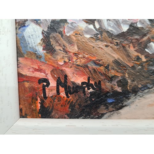 86 - Star Lot: Patrick Murphy (Irish). A wonderful original Patrick Murphy oil on board painting titled '... 