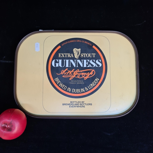 120 - A vintage c. 1980's Guinness advertising wooden serving tray.