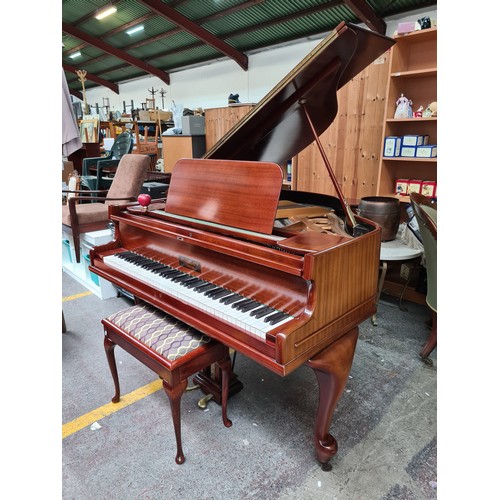 345 - Super Star Lot: An exquisite hand crafted Robert Morley 7 octave baby grand piano, features two bras... 