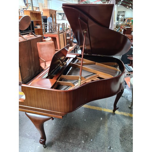 345 - Super Star Lot: An exquisite hand crafted Robert Morley 7 octave baby grand piano, features two bras... 