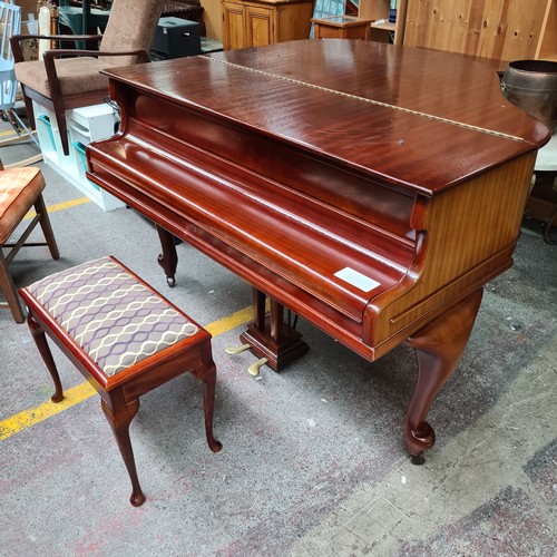 345 - Super Star Lot: An exquisite hand crafted Robert Morley 7 octave baby grand piano, features two bras... 