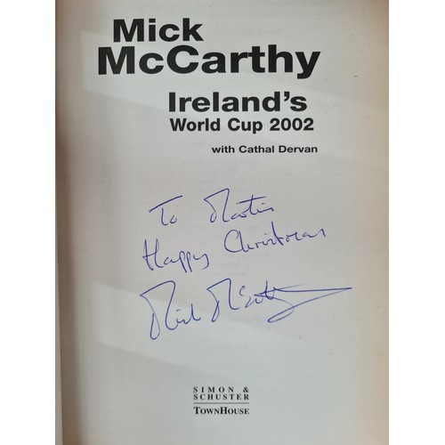 347 - Three hard back all hand signed by the subject books including Rob Kearney 