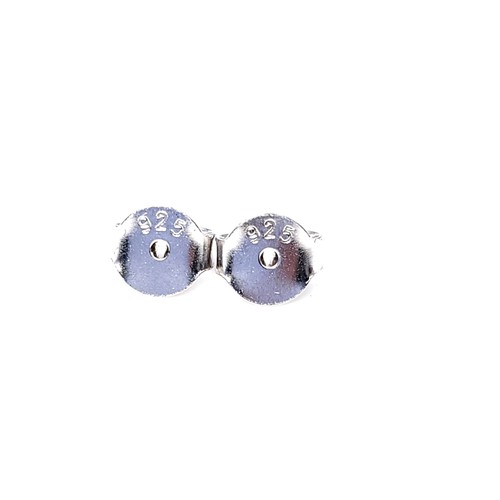 9 - A pair of new Silvora gem set sterling silver stud earrings. Weight - 2.38 grams. Stamped 925. In or... 