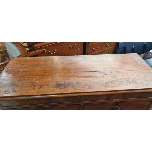 387 - Star Lot : A large antique, late 19th century tall chest of drawers featuring five pull out drawers,... 