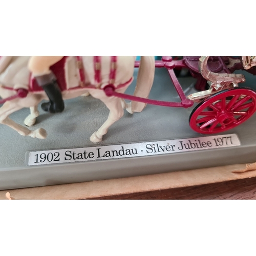 1090 - The Corgi 1902 State Landau Silver Jubilee 1977 is a boxed model. It has intricate detailing and com... 