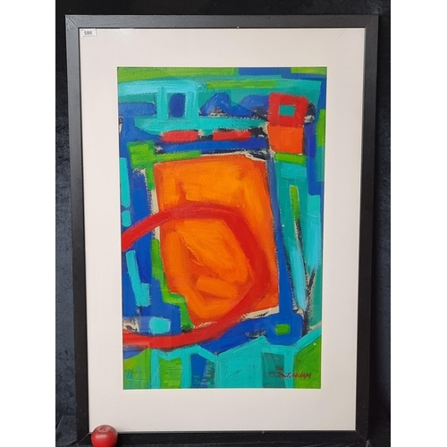 1208 - Star Lot: John Nolan (b.1958, Irish) An original John Nolan (b.1958, Irish) large abstract acrylic o... 