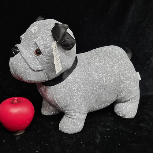 1270 - A super sparkly disco dog weighted doorstop. Brand new from a top UK Interior design company.
Previo... 