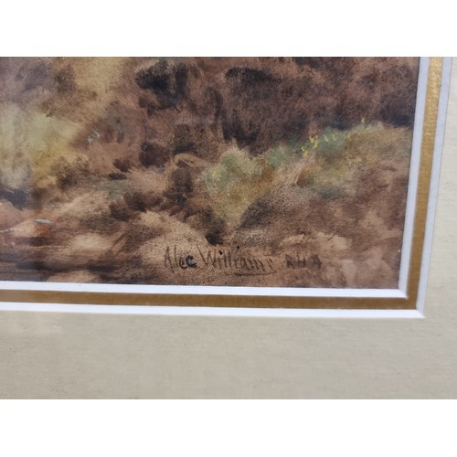 83 - Star Lot: Alec Williams RHA (1846-1930) A brilliant Alec Williams RHA (1846-1930) watercolour on pap... 