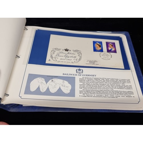 111 - A folder with the 1977Queen Elizabeth II Silver Jubilee First Day Covers.