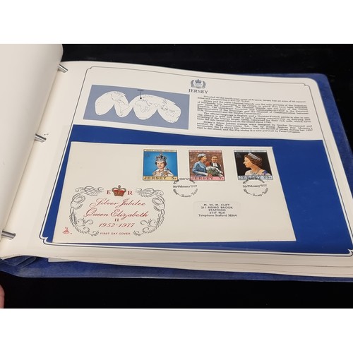 111 - A folder with the 1977Queen Elizabeth II Silver Jubilee First Day Covers.