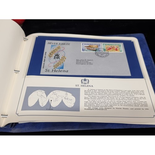 111 - A folder with the 1977Queen Elizabeth II Silver Jubilee First Day Covers.