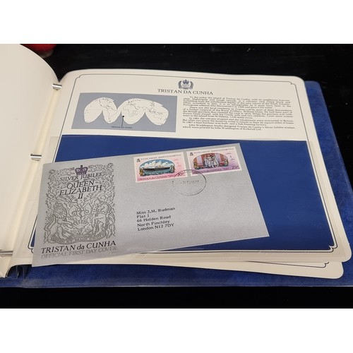 111 - A folder with the 1977Queen Elizabeth II Silver Jubilee First Day Covers.