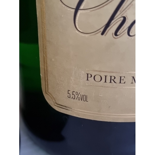 433 - Two bottles of Charlemagne Poire Mousseux Supérieur Demi Sec Sparkling Perry, each 1.5L. Produced by... 