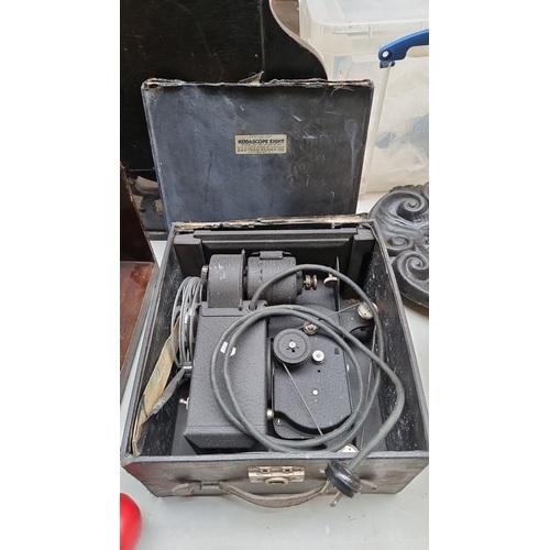 459 - Eastman Kodak Co. Kodascope Eight Projector, Model 20-50, in original carrying case, Rochester, N.Y.... 