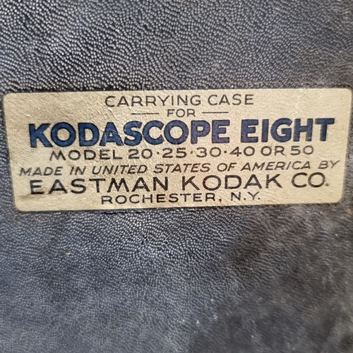 459 - Eastman Kodak Co. Kodascope Eight Projector, Model 20-50, in original carrying case, Rochester, N.Y.... 