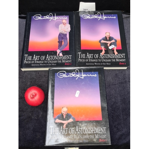 327 - Three hard back books by Paul Harris titled 'the Art of Astonishment' Book I, II and III. Books on M... 