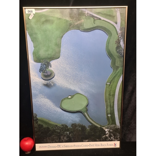 68 - A large print featuring '17th Hole, TPC at Sawgrass Stadium Course, Ponte Vedra Beach Florida. House... 