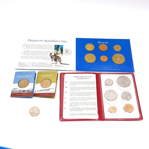 24 - A collection of Australian coinage including a Royal Australian uncirculated coin set 1984, A set of... 