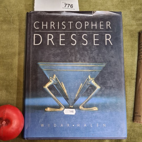 776 - A fascinating hardback book on the works of the modern designer Christopher dresser