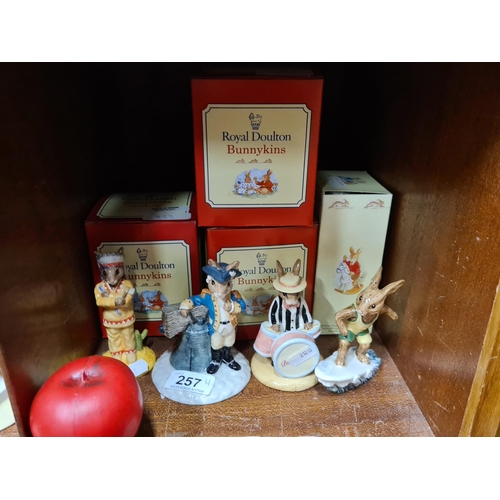 1362 - Four Limited edition Royal Doulton hand made and hand decorated porcelain Bunnykins figurines. Inclu... 