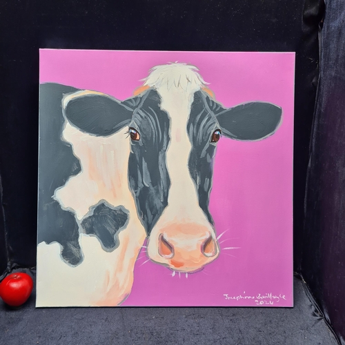 1366 - A lovely original Josephine Guilfoyle (Irish, contemporary) acrylic on board painting titled 