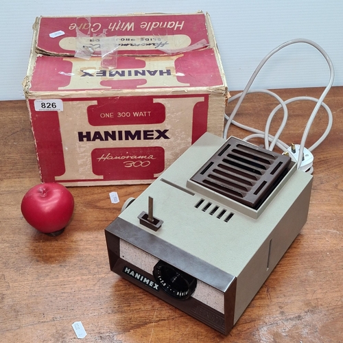 1400 - A 'Hanimex Hanimar 300' 85 mm Projector f: 2.8.
Previous in auction on 29/08/24 with Lot no.826