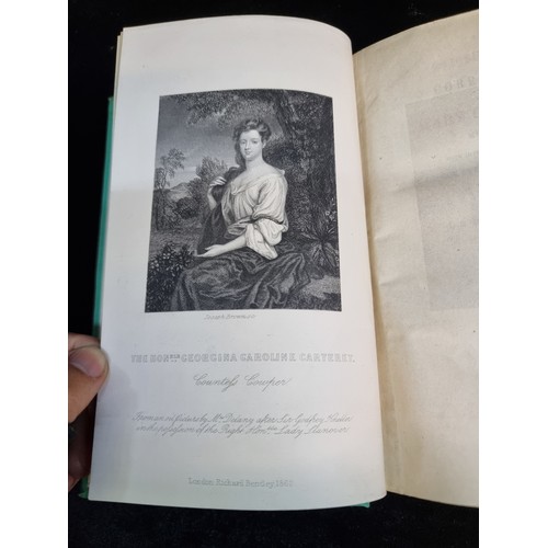 158 - Three Volumes of hardcover 'The Life and Correspondence of Mary Granville' dating from 1861.