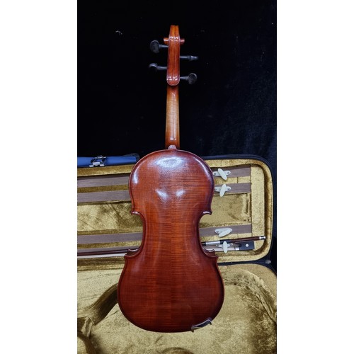 235 - Star Lot : A magnificent full size Karl Hofner master Series  Violin, M4 Jan Kriml Bubenreuth. Datin... 