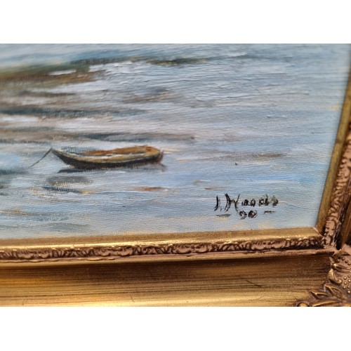 290 - Star Lot: Irene Woods (Irish) A fine original Irene Woods (Irish) oil on board painting. Features a ... 