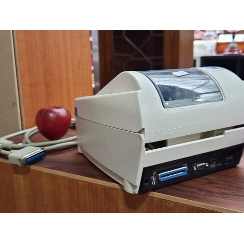 653 - Datamax E-Class label printer features easy operation with pause, feed, and cancel buttons. It has a... 