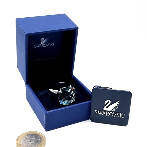 589 - A brand new pretty Swarovski Gemma ring. Size - R. Comes in original Swarovski box with certificate ... 