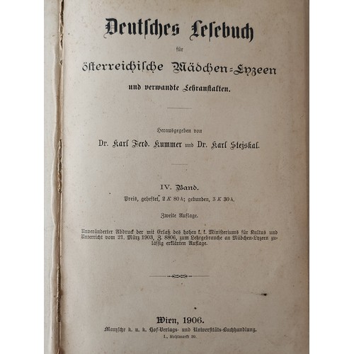 775 - An intriguing German antique hardback book published in 1906