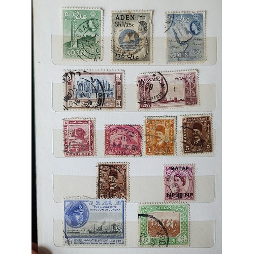 844 - A selection of three excellent vintage stamp books which include stamps from various different count... 