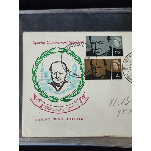 845 - A wonderful collection of Great Britain and intranational first day covers dating continually from t... 