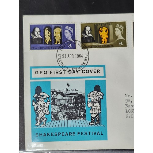 845 - A wonderful collection of Great Britain and intranational first day covers dating continually from t... 