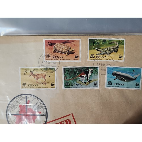 846 - A fantastic collection of Kenya first day covers dating from the 1970s and 1980s including Definitiv... 