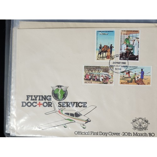 846 - A fantastic collection of Kenya first day covers dating from the 1970s and 1980s including Definitiv... 