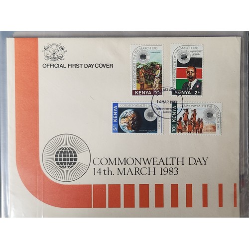 846 - A fantastic collection of Kenya first day covers dating from the 1970s and 1980s including Definitiv... 