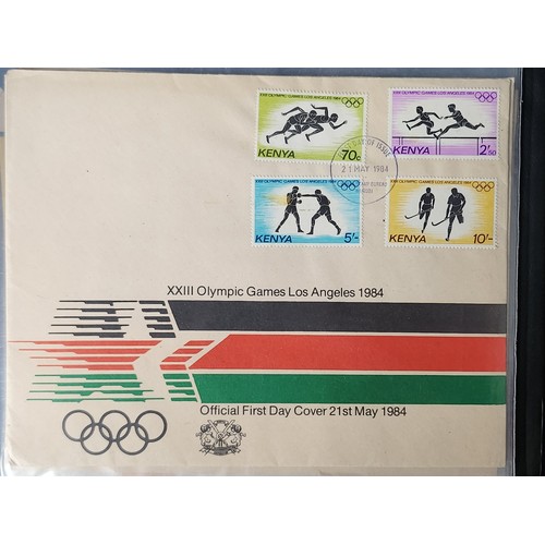 846 - A fantastic collection of Kenya first day covers dating from the 1970s and 1980s including Definitiv... 