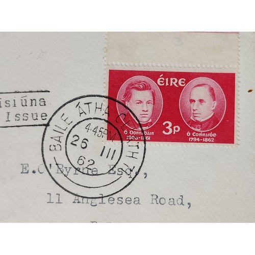 1324 - A folder with Irish First Day Covers featuring a first class High Value Collection of Approximately ... 