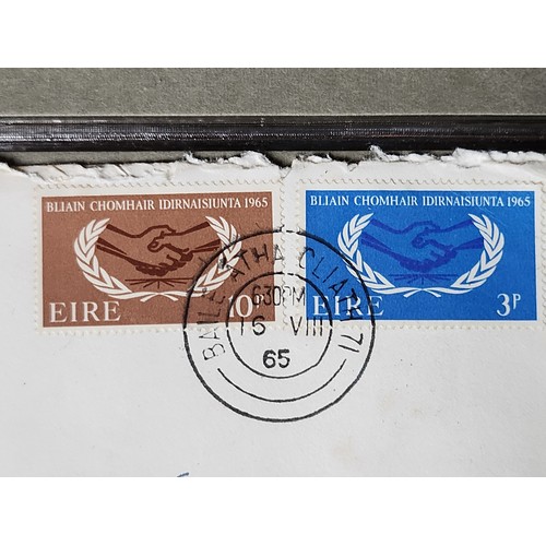 1324 - A folder with Irish First Day Covers featuring a first class High Value Collection of Approximately ... 