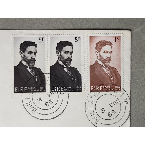 1324 - A folder with Irish First Day Covers featuring a first class High Value Collection of Approximately ... 