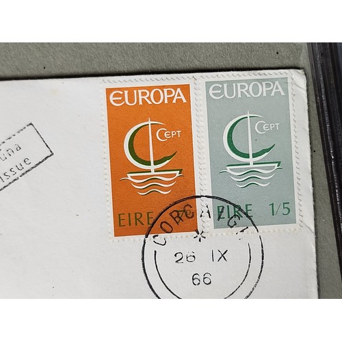 1324 - A folder with Irish First Day Covers featuring a first class High Value Collection of Approximately ... 