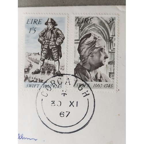 1324 - A folder with Irish First Day Covers featuring a first class High Value Collection of Approximately ... 